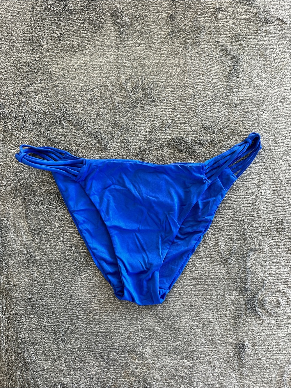 Calzedonia Royal Blue Bikini Bottoms with Strappy Sides large